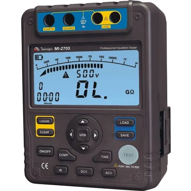 MEGÔMETRO DIGITAL MINIPA MI-2705